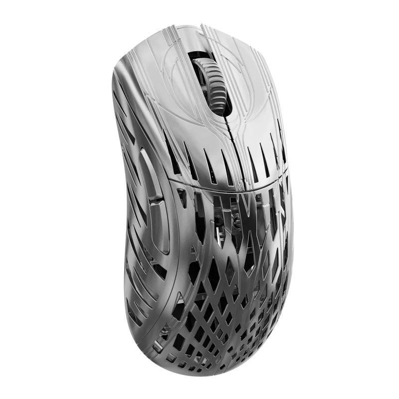Pwnage StormBreaker Magnesium Wireless Gaming Mouse - Platinum Edition | Ultra-Lightweight Ergonomic Design for PC & Mac | Perfect for FPS, MOBA & Esports Gaming