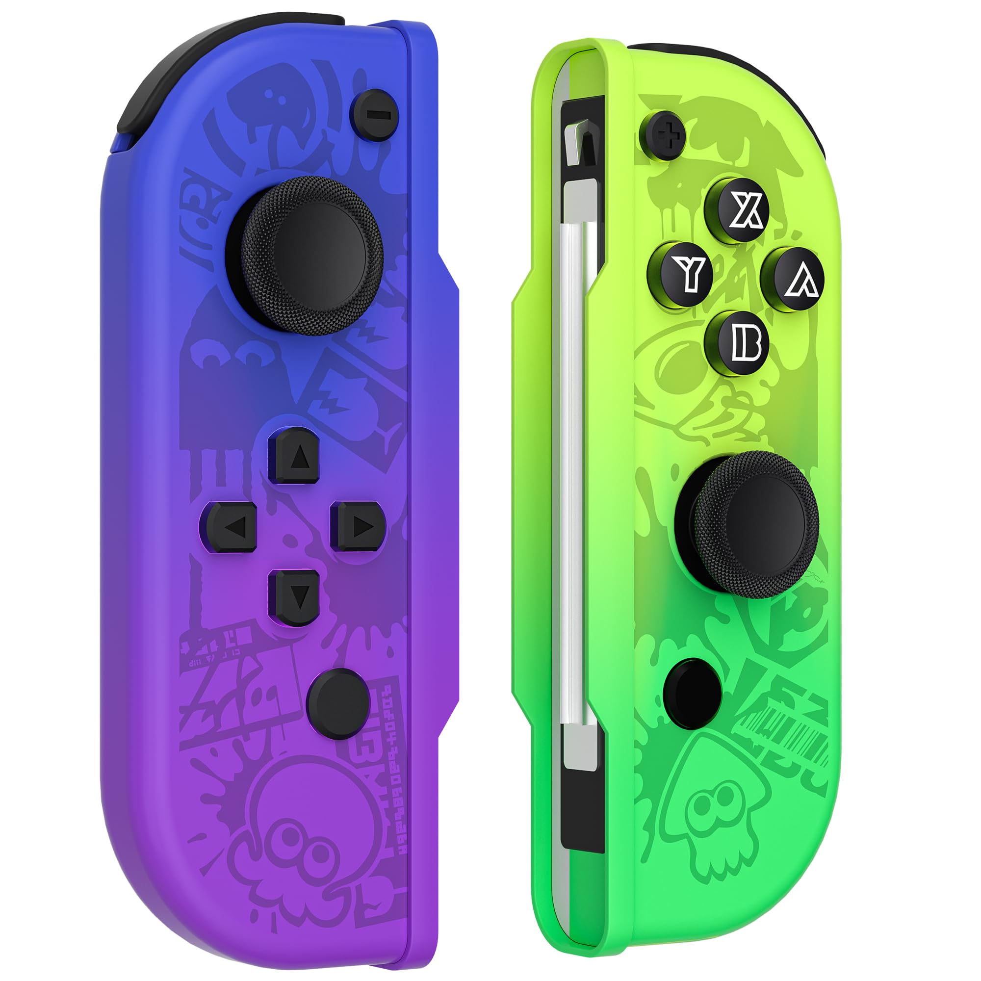 Wireless Joypad Controller for Nintendo Switch - Compatible Left & Right Remote with Dual Vibration, Wake-up & Screenshot Function | Perfect for Gaming, Multiplayer Sessions & Family Entertainment