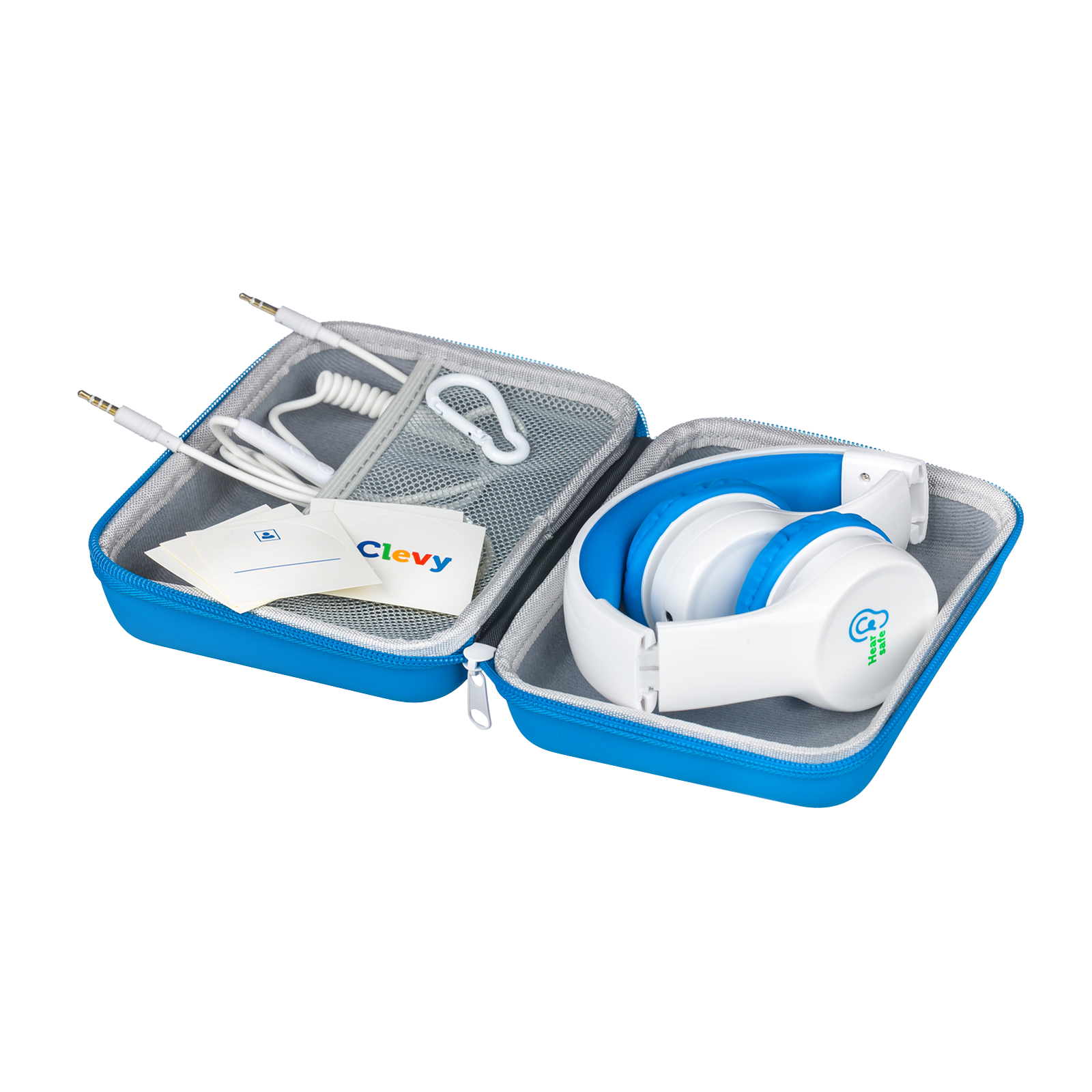 Clevy Hearsafe Headphones for Kids - Volume Limiting Safe Headphones for Children (85dB Limit) - Perfect for School, Travel & Online Learning