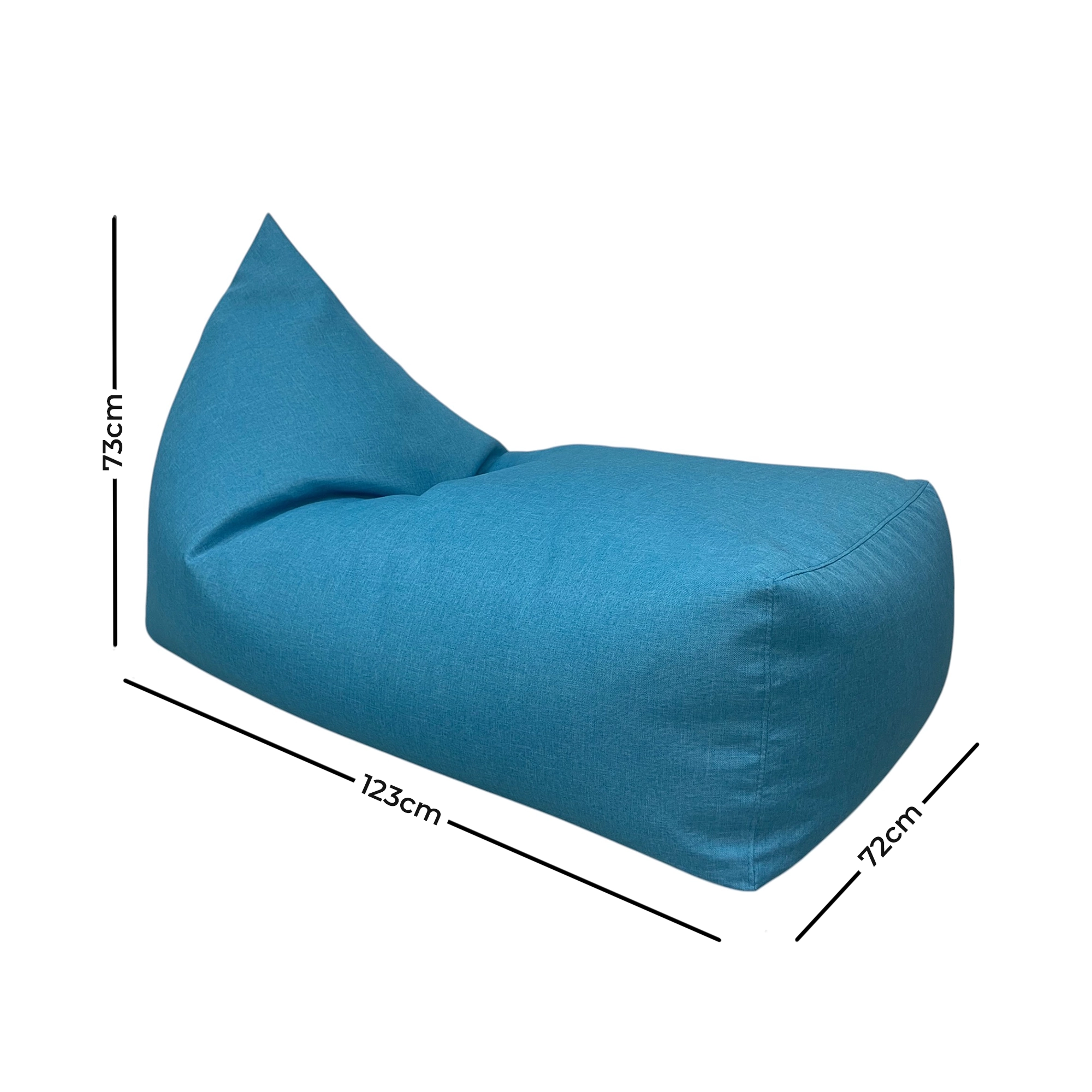 Helena Bean Bag Chair - Ultra Soft & Comfortable Lounge Chair for Adults & Kids - Perfect for Living Room, Bedroom, Dorm & Game Room Relaxation