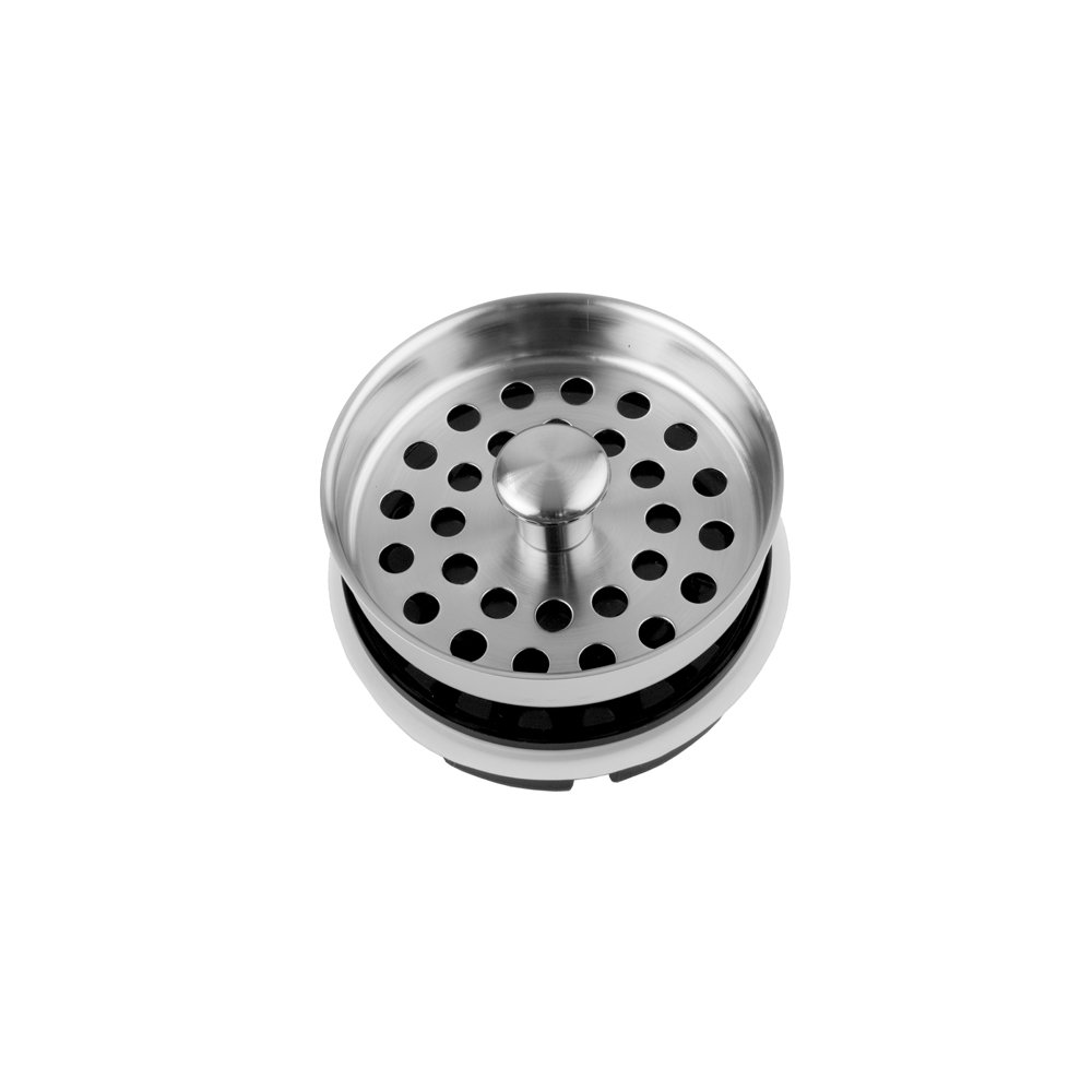 Jaclo 2818-ACU Disposal Strainer with Stopper - Antique Copper Finish - Durable Kitchen Sink Strainer for Garbage Disposal - Perfect for Bathroom, Kitchen & Utility Sink Drain Protection