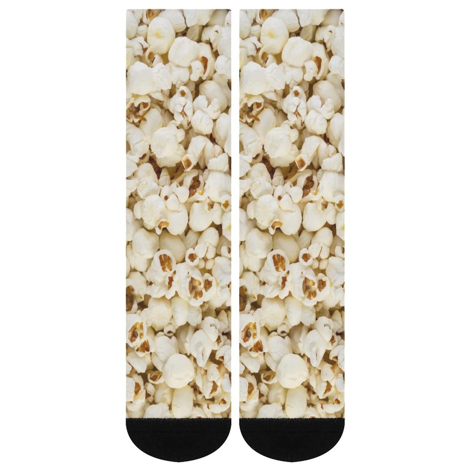 Funny Baked Beans Crew Socks - Unisex Novelty Food Pattern Casual Socks for Men & Women | Perfect Gift for Food Lovers, Office Wear & Cosplay Costumes