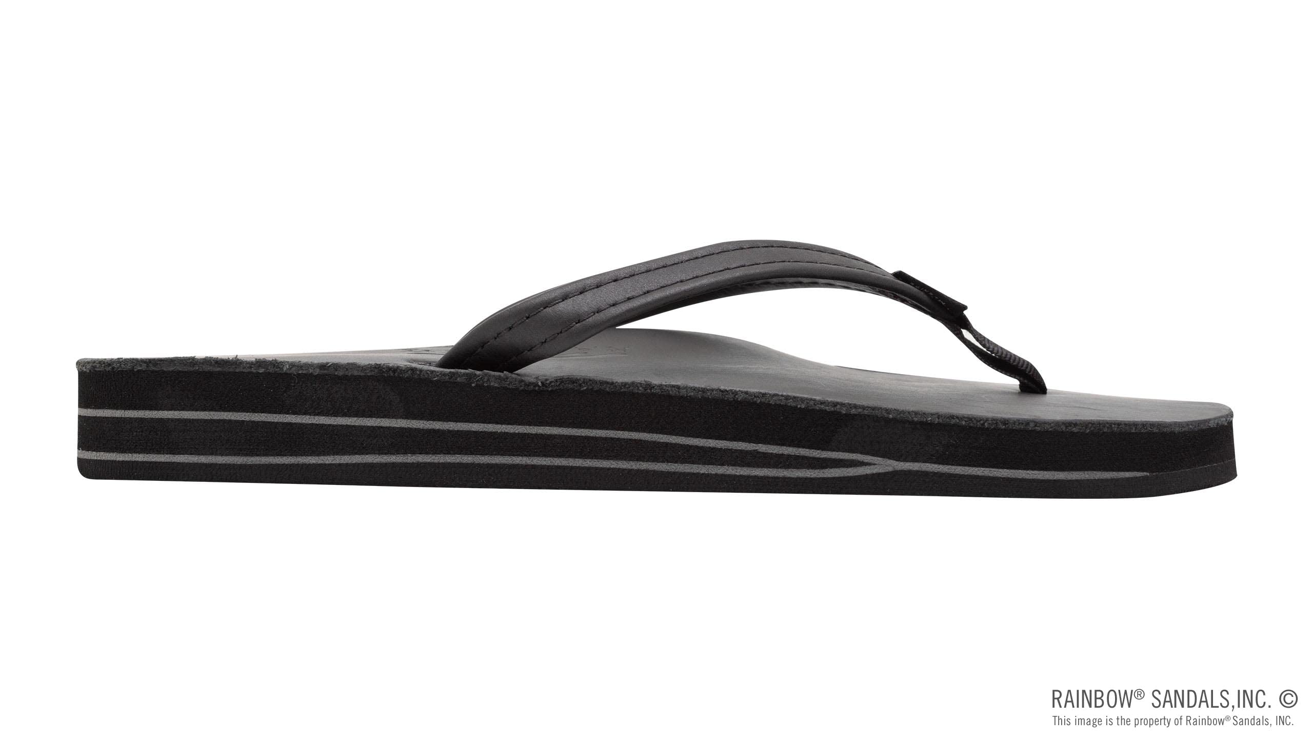 Rainbow Sandals for Women - Double Layer Leather Sandals with Arch Support & Narrow Straps | Comfortable Casual & Beach Footwear for Summer Outings