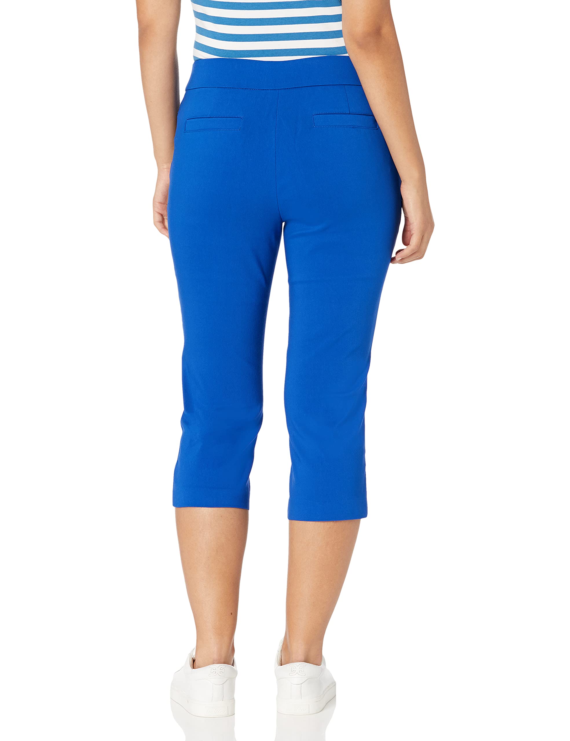 Briggs New York Women's Capri Pants with Pockets - Casual & Comfortable for Everyday Wear