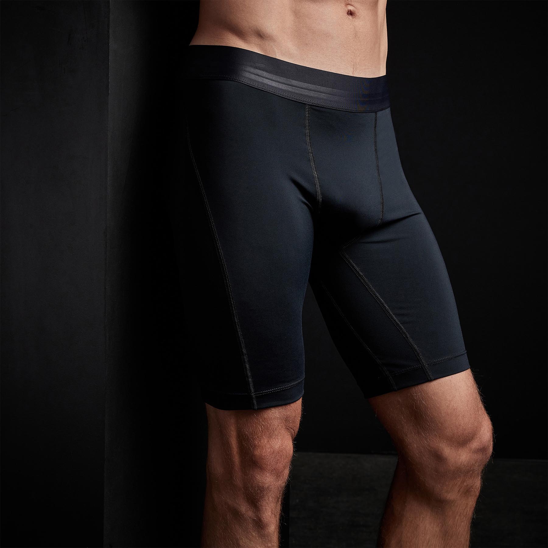 Men's Athletic Long Boxer Briefs - Breathable & Comfortable Underwear for Sports & Workout - Black    Perfect for Gym, Running, Yoga & Everyday Wear - Moisture Wicking & Stretch Fabric for All-Day Comfort