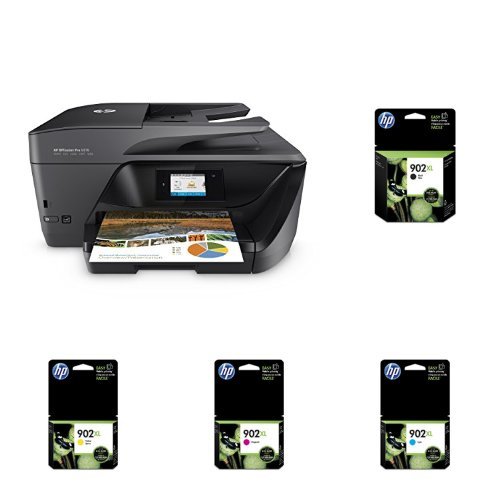 HP OfficeJet Pro 6978 Wireless All-in-One Photo Printer with XL Ink Bundle - Fast Printing, Scanning & Copying for Home Office & Small Business Use