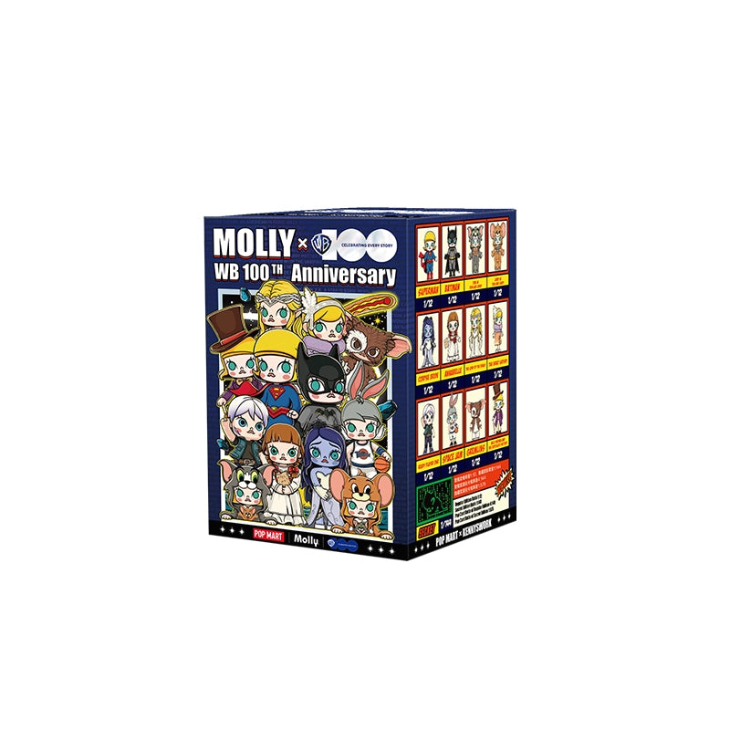 MOLLY WB 100th Anniversary Series Blind Box Collectible Figures - Cute Mystery Surprise Toys for Kids & Adults, Perfect for Birthday Gifts, Party Favors and Pop Culture Collectors