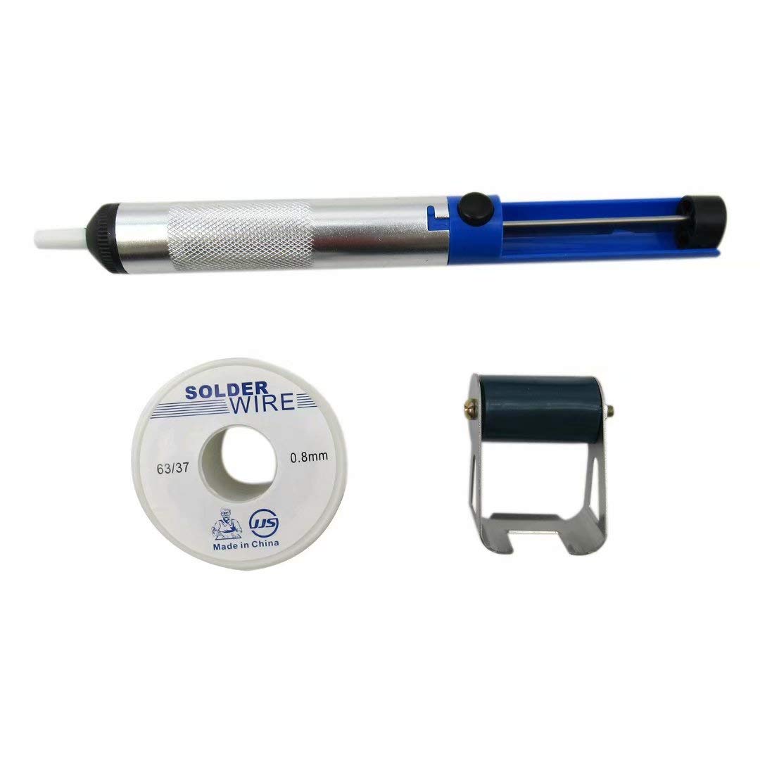 Automatic Soldering Iron Gun with Tin Wire & Desoldering Pump - 60W Electric Welding Tool (EU 220V/US 110V) for Electronics Repair, DIY Projects & Home Appliance Maintenance
