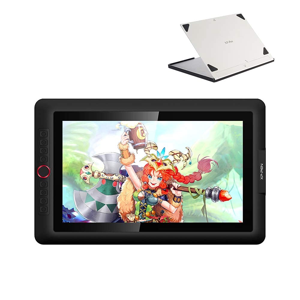 XP-PEN Artist15.6 Pro 15.6 Inch Digital Drawing Tablet with Screen - Graphic Monitor for Digital Art, Animation & Design | Includes AC18 Adjustable Metal Stand | Perfect for Artists, Illustrators & Designers Working from Home or Studio
