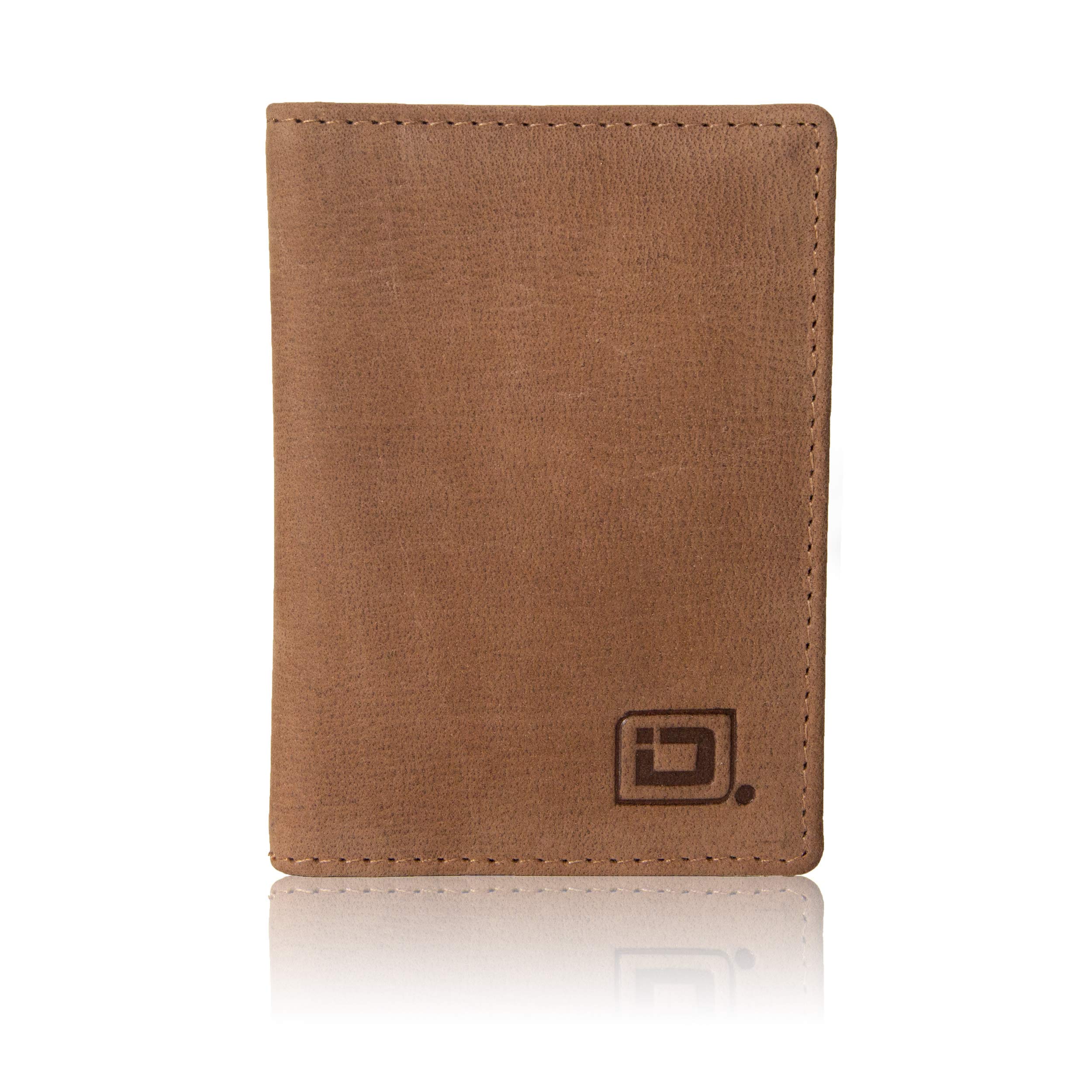 RFID Blocking Slim Bifold Wallet for Men - Minimalist Front Pocket Card Holder with Anti-Theft Protection (Sandstone Color) | Perfect for Travel, Everyday Carry & Business Use