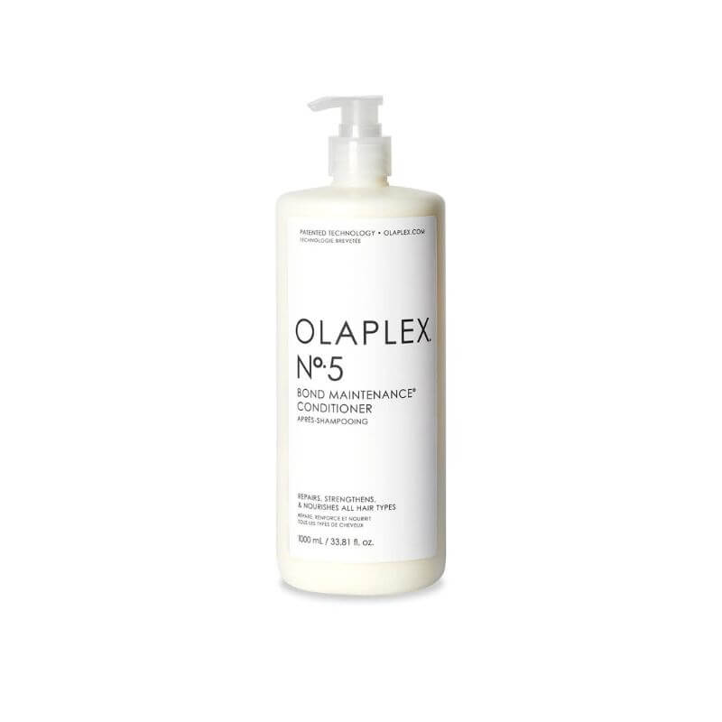 Olaplex No. 4 Bond Maintenance Shampoo & No. 5 Bond Maintenance Conditioner Set (1L) - Repair Damaged Hair for Salon-Quality Results at Home | Perfect for Color-Treated, Bleached & Chemically Processed Hair