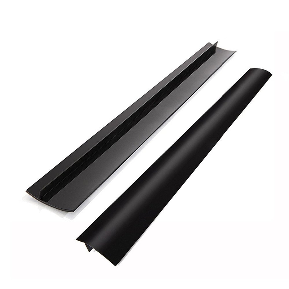Flexible Stove Counter Gap Cover - Heat Resistant, Easy Clean Gap Filler for Kitchen Appliances, Stovetop, Oven, Washer & Dryer (Set of 2) - Perfect for Sealing Gaps & Preventing Spills Between Counters & Furniture