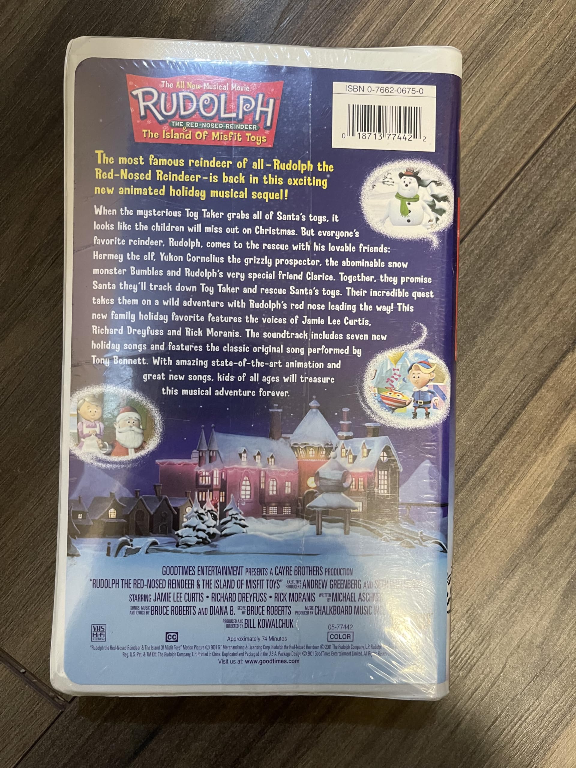 Rudolph the Red-Nosed Reindeer & The Island of Misfit Toys VHS Tape - Classic Christmas Movie for Kids, Holiday Family Entertainment, Nostalgic Gift Idea