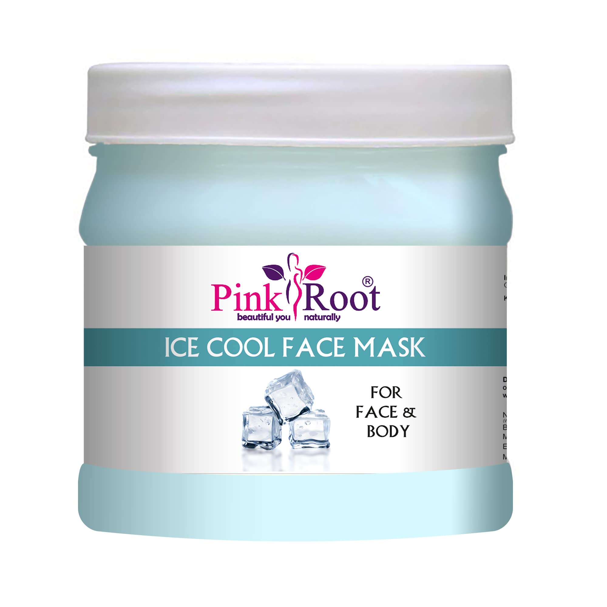 Pink Root Ice Cool Face Mask - Hydrating & Rejuvenating for All Skin Types, 500g - Perfect for Spa Days & At-Home Skincare Routine
