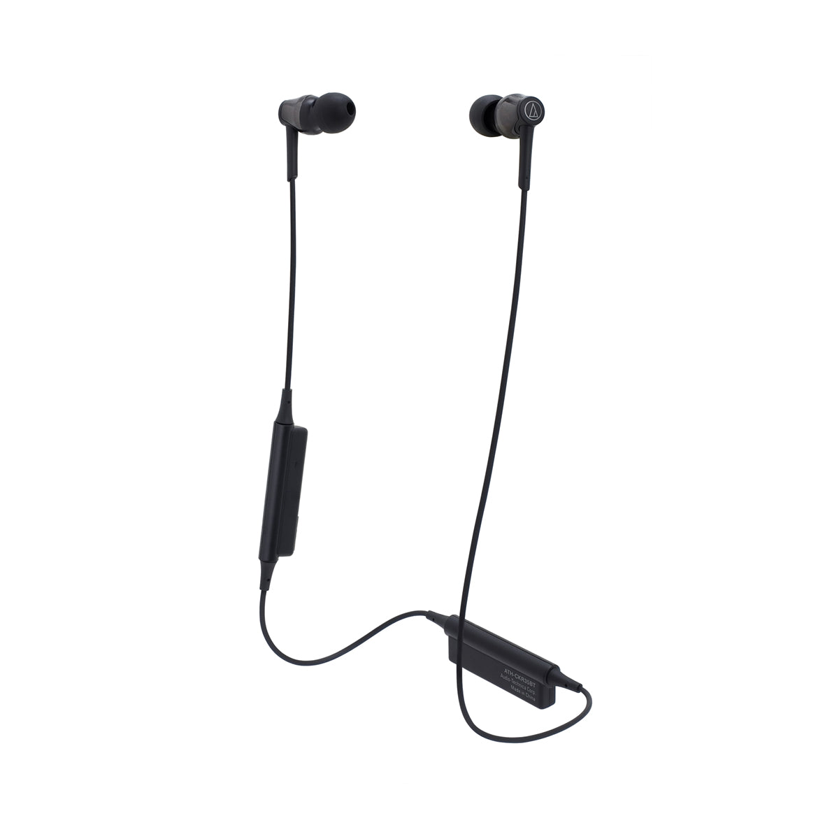 Audio Technica ATH-CKR35BT Wireless Bluetooth Earbuds with Hi-Res Sound for Running, Workouts & Commuting - Noise Isolating In-Ear Headphones for iPhone & Android