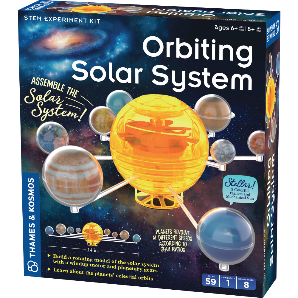 Orbiting Solar System Model Kit - STEM Educational Toy for Kids - Explore Planets & Space Science - Perfect for Classroom & Home Learning Activities
