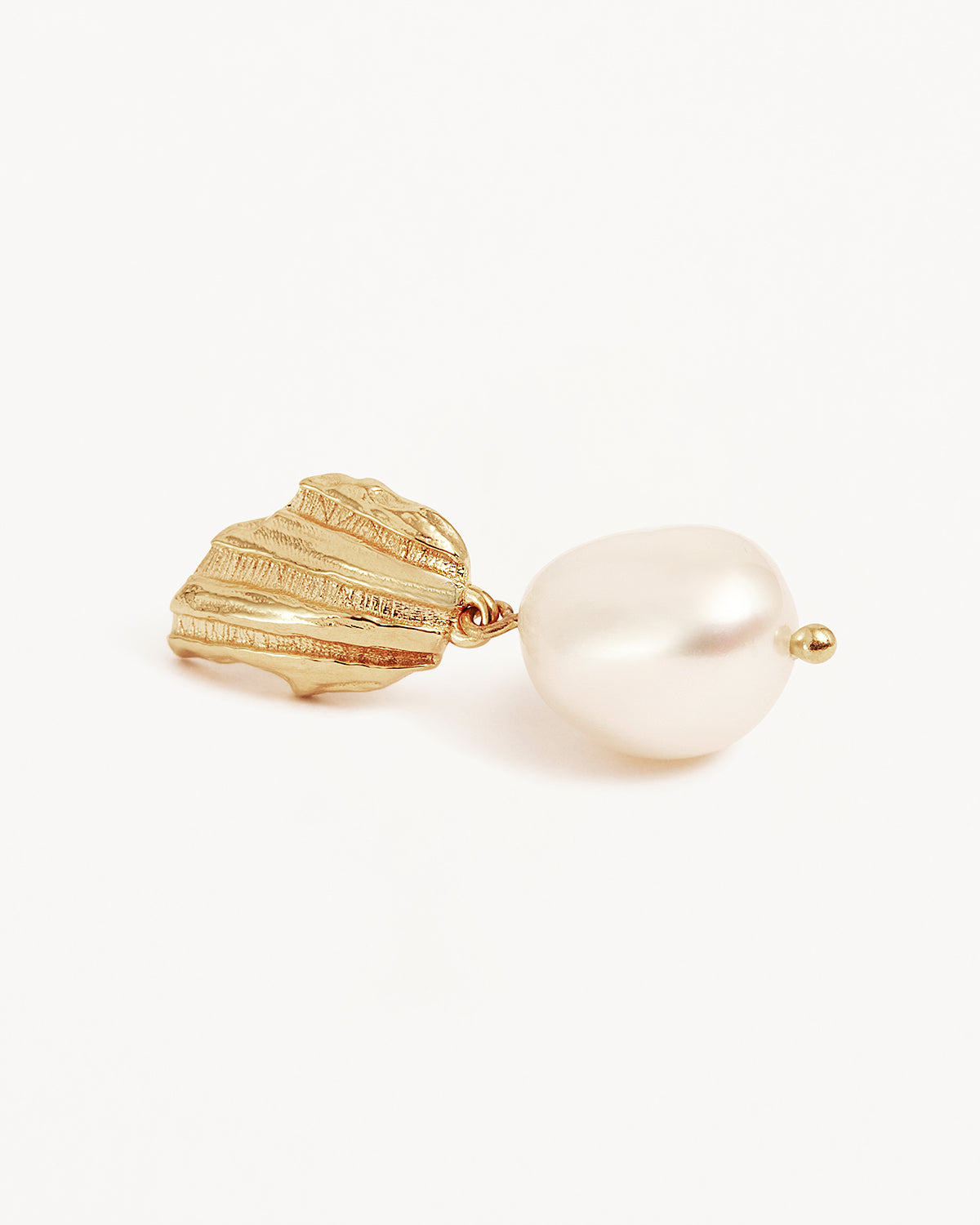 18K Gold Vermeil Moonlit Tides Pearl Drop Earrings - Elegant Dangle Earrings for Women, Perfect for Weddings, Parties & Special Occasions