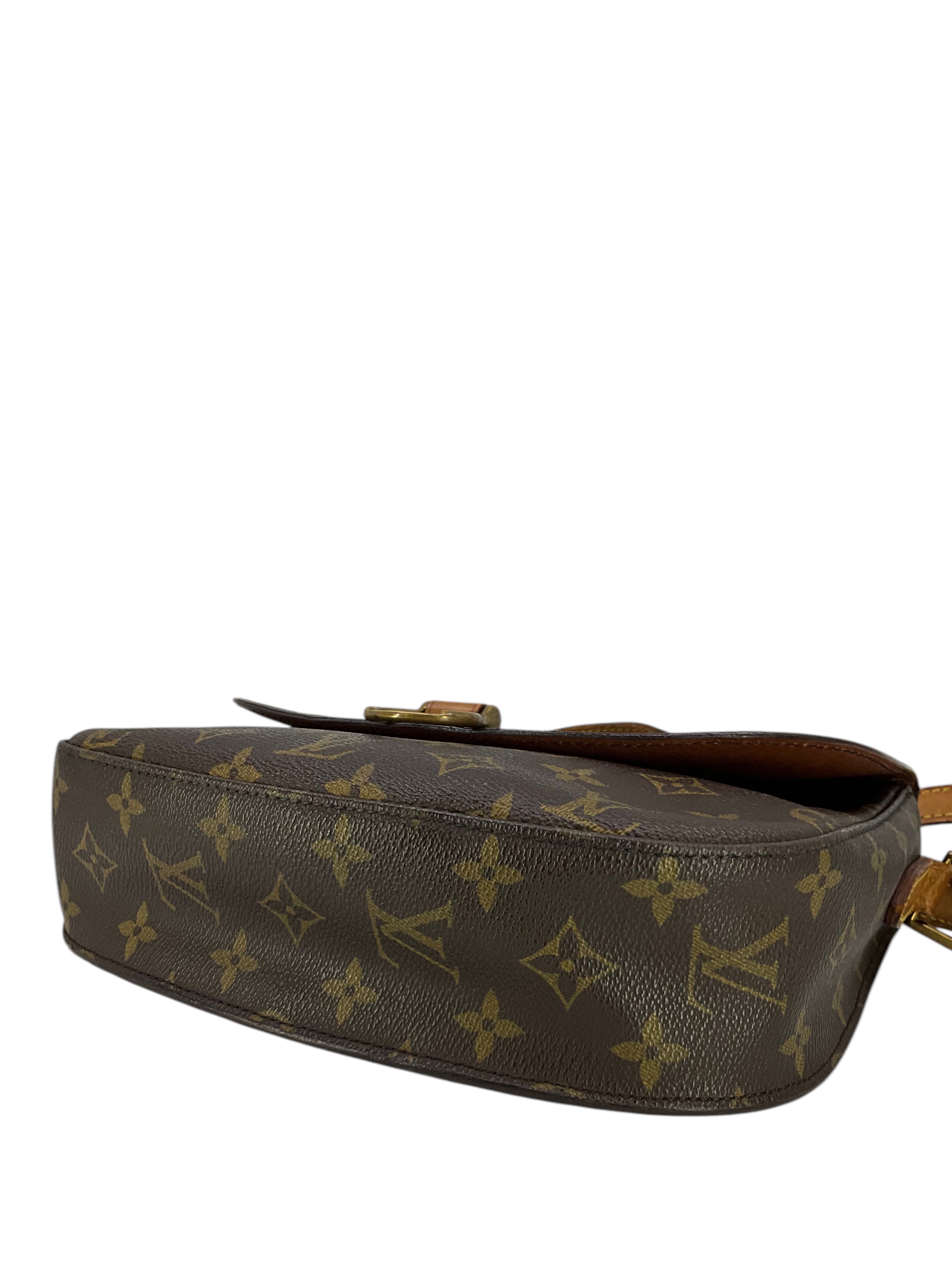 Authentic Louis Vuitton Monogram Saint Cloud MM Crossbody Bag - Luxury Leather Shoulder Bag for Women, Perfect for Travel, Shopping & Daily Use