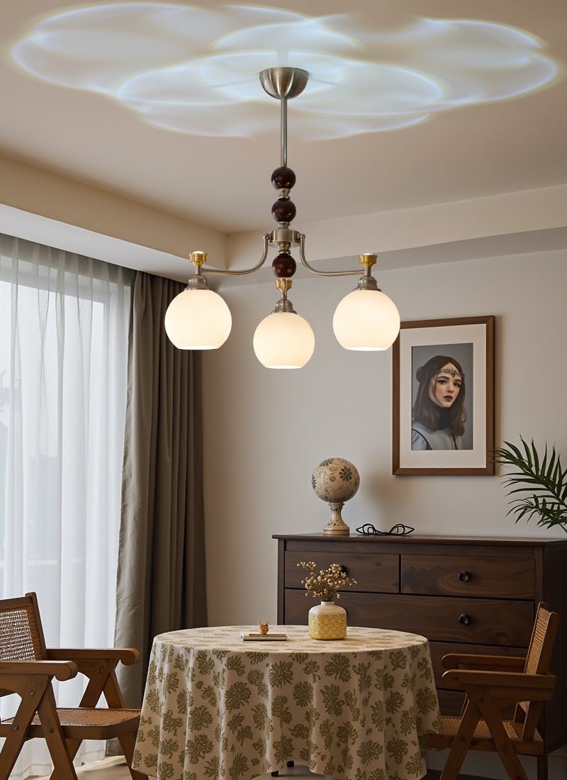 Lucienne Orb Chandelier - Modern Crystal Ceiling Light Fixture for Dining Room, Living Room, Bedroom | Elegant Lighting for Home Decor & Interior Design