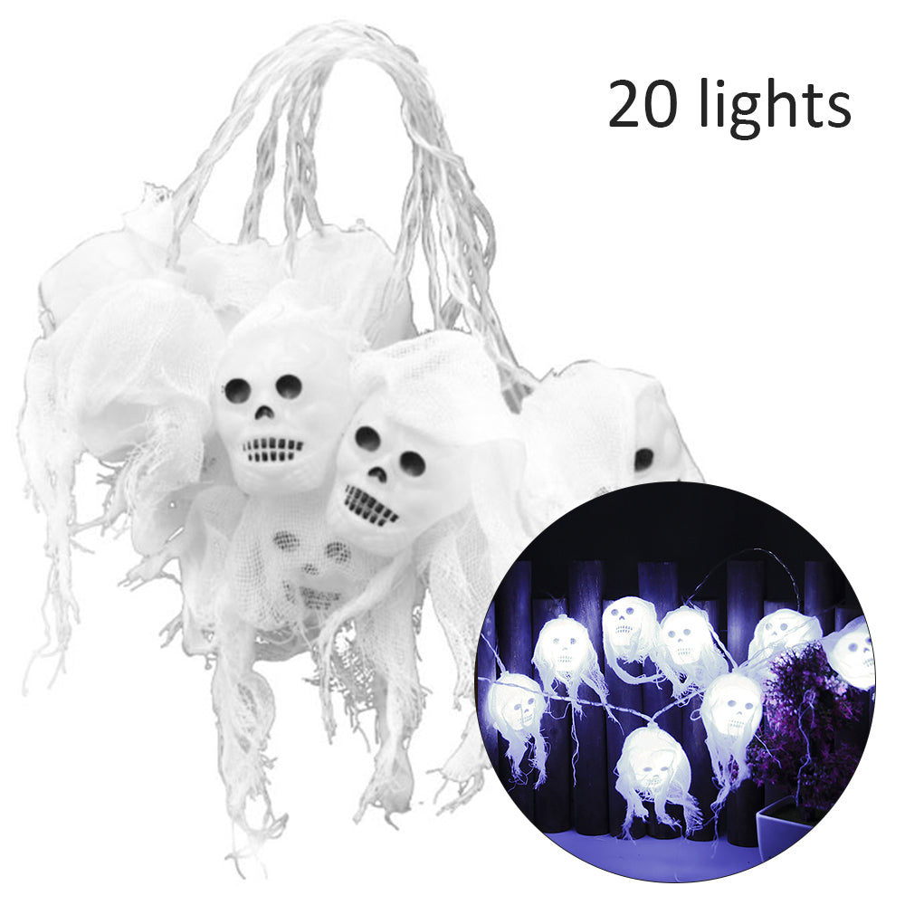 LED Halloween Lights - Spooky Decorative String Lights for Indoor & Outdoor Halloween Party Decorations