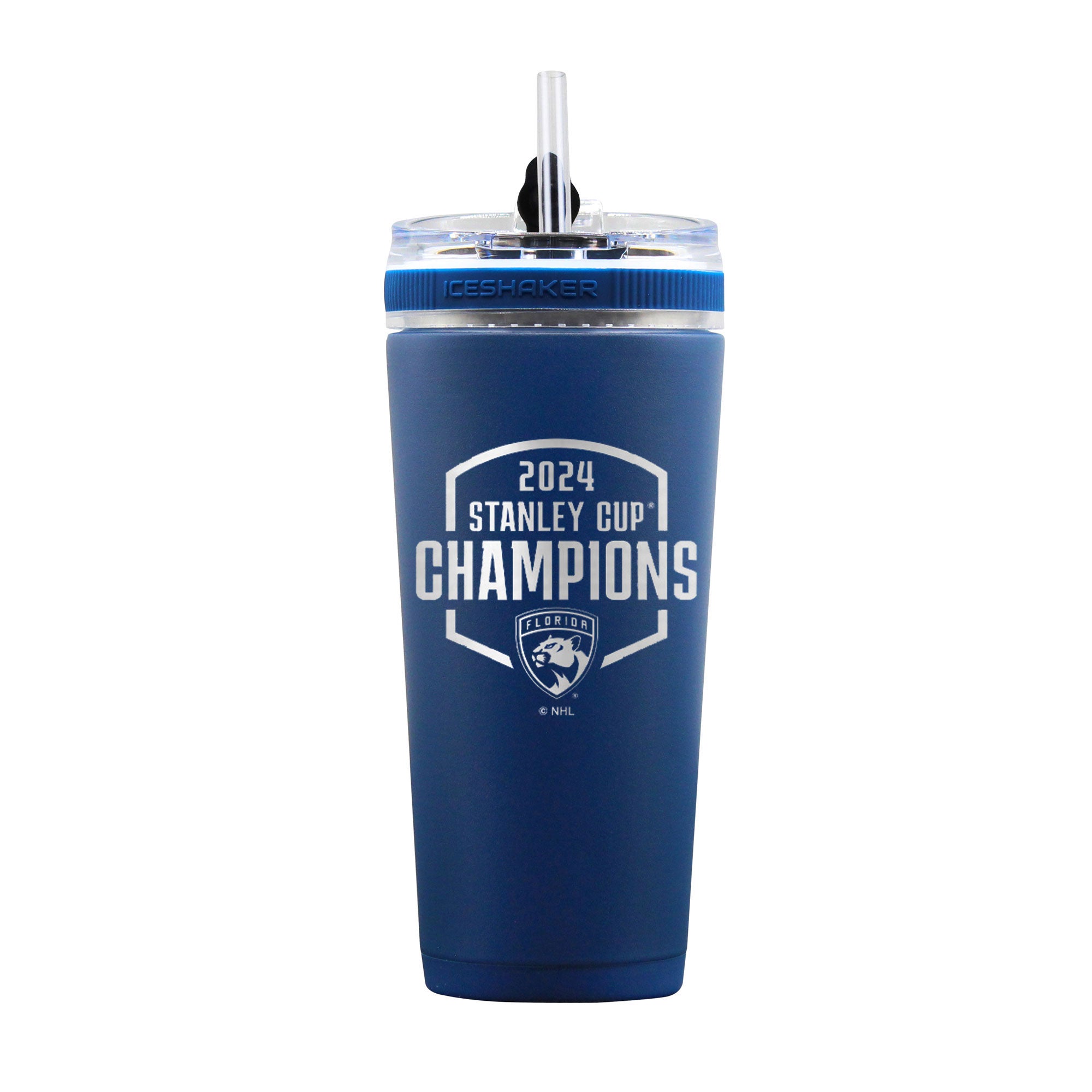 Official NHL Florida Panthers 2024 Stanley Cup Champions Water Bottles - Insulated Sports Bottle for Hockey Games, Gym Workouts & Outdoor Activities