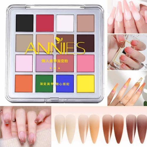 16 Colors Dip Powder Nail Kit with Glitter - Professional Dipping Powder Nail Set for Acrylic Nails | Perfect for Beginners & Home Manicure | Great for Nail Art, Parties, Weddings & Everyday Beauty