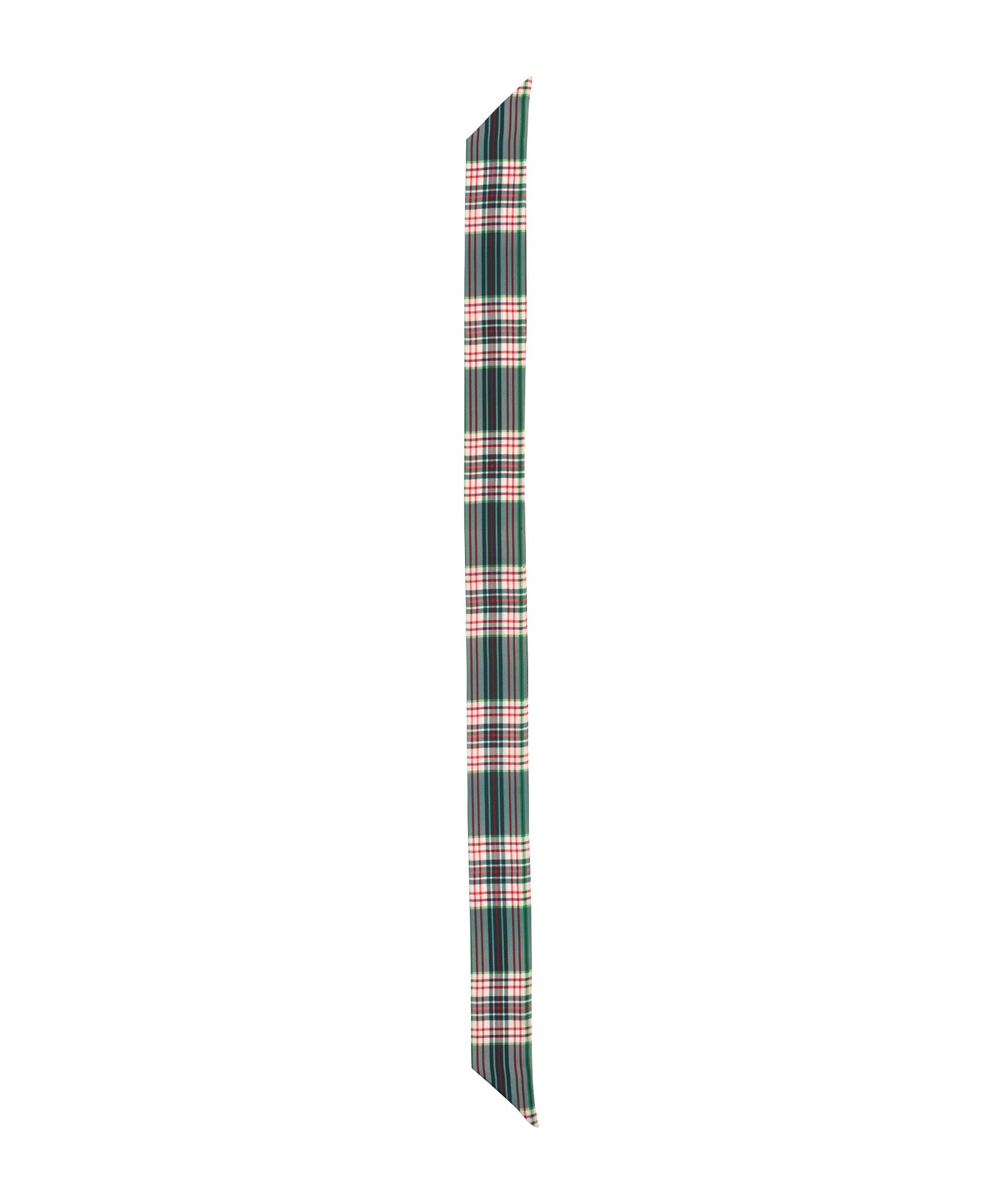 Elegant Plaid Silk Ribbon Scarf for Women - Soft & Lightweight Fashion Accessory - Perfect for Office, Parties & Special Occasions