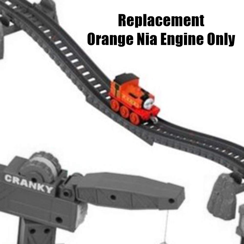 Fisher-Price Thomas and Friends Train Set Replacement Parts - GRF01 Orange Nia Engine for All Around Sodor Deluxe Set | Perfect for Kids' Toy Train Repair & Collection Display