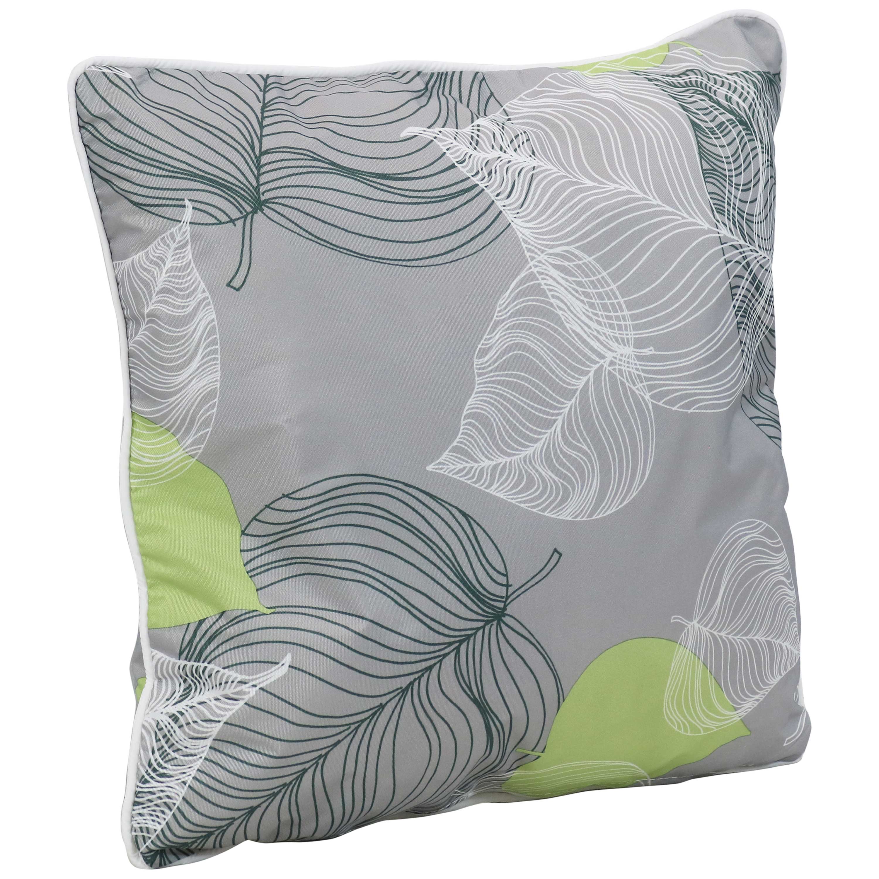 Stylish Sunnydaze Polyester Outdoor Decorative Throw Pillows Set of 2 - Waterproof & UV Resistant for Patio, Garden, and Poolside Decor