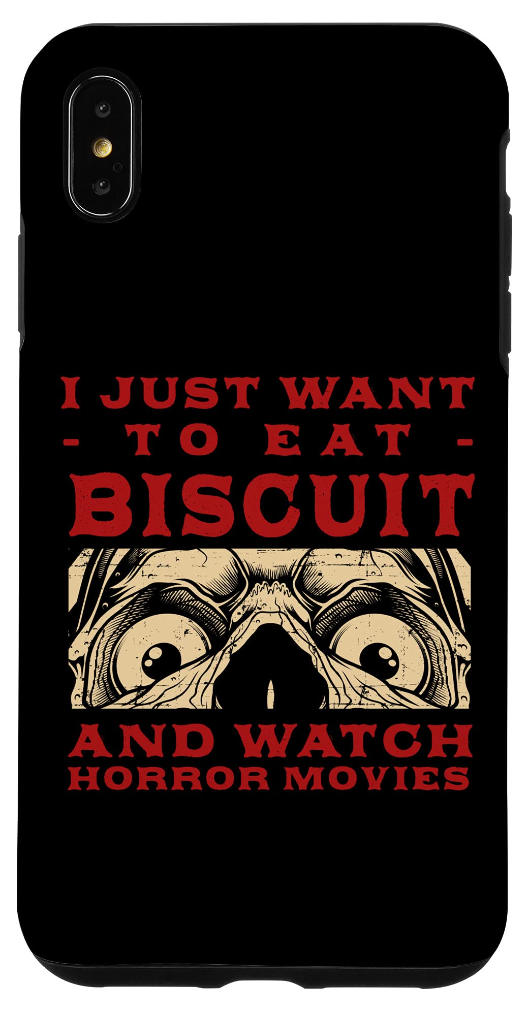 iPhone XS Max Shockproof Case for Horror Movie Lovers - Funny 