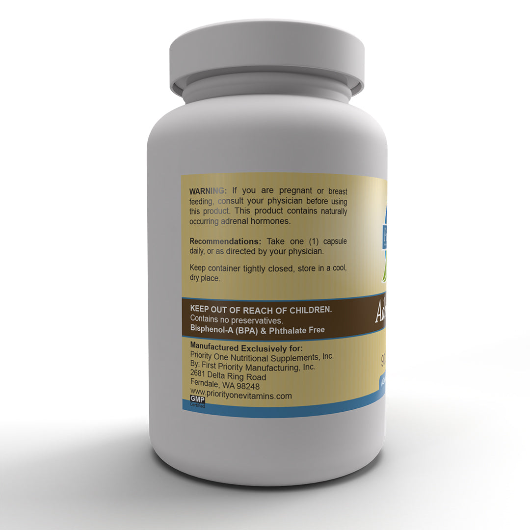 Grass-Fed Whole Gland Bovine Adrenal Supplement for Energy & Stress Support - Boost Vitality for Athletes, Busy Professionals & Students