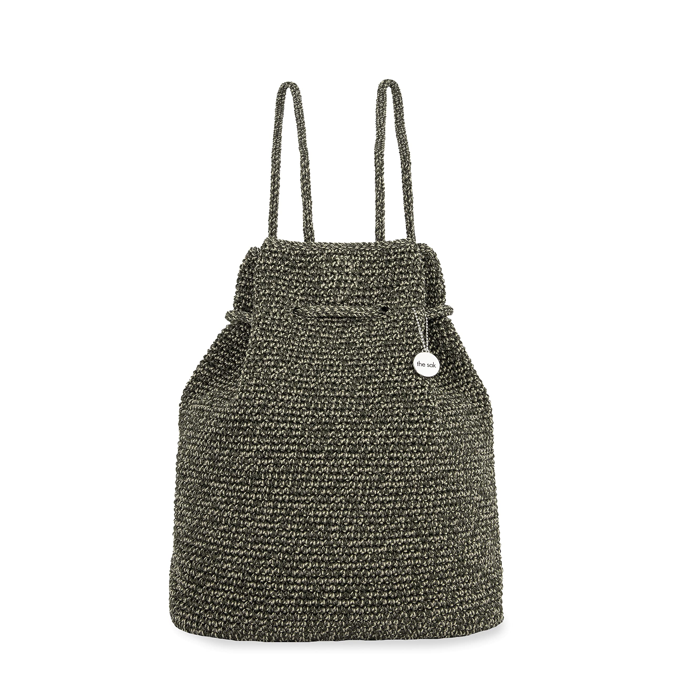 The Sak Large Dylan Crochet Backpack for Women - Adjustable Straps, Stylish & Spacious - Perfect for Travel, Work & School
