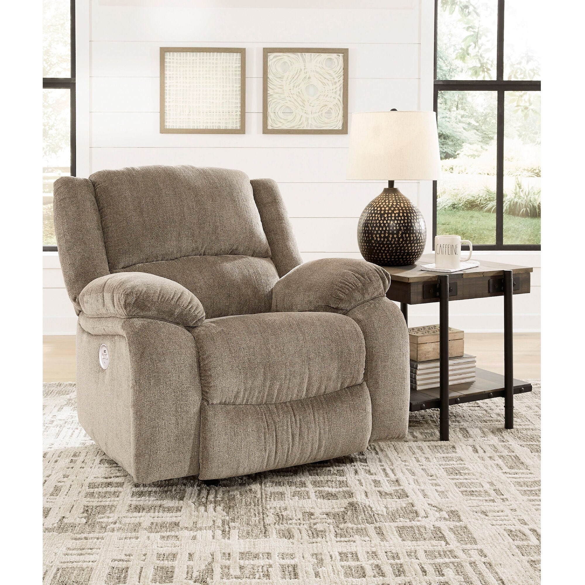 Draycoll Power Rocker Recliner Chair - Electric Lift Reclining Chair with Massage & Heat for Living Room, Perfect for Elderly & Home Theater Relaxation