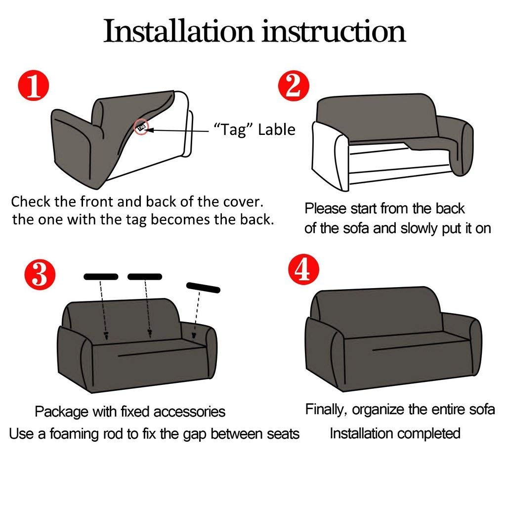 Anti-Wrinkle Velvet Sectional Sofa Slipcover - Thick Plush Suede L-Shaped Stretch Couch Cover - Full Furniture Protector for Living Room, Family Room & Home Theater (Pink, L Sectional Sofa)