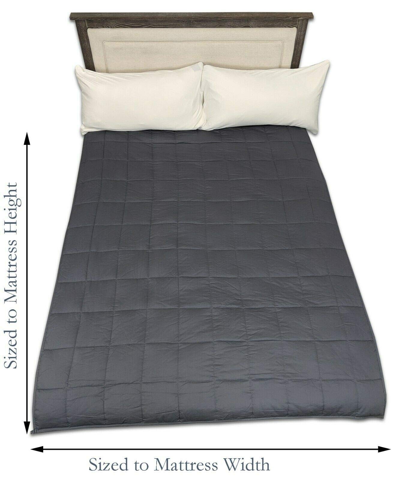 Premium Weighted Blanket for Adults & Kids - Ultra Soft Microfiber Cover - King/Queen/Twin Sizes - 5-30 lbs Options - Anxiety Relief & Better Sleep - Perfect for Stress Relief, Insomnia & Sensory Needs