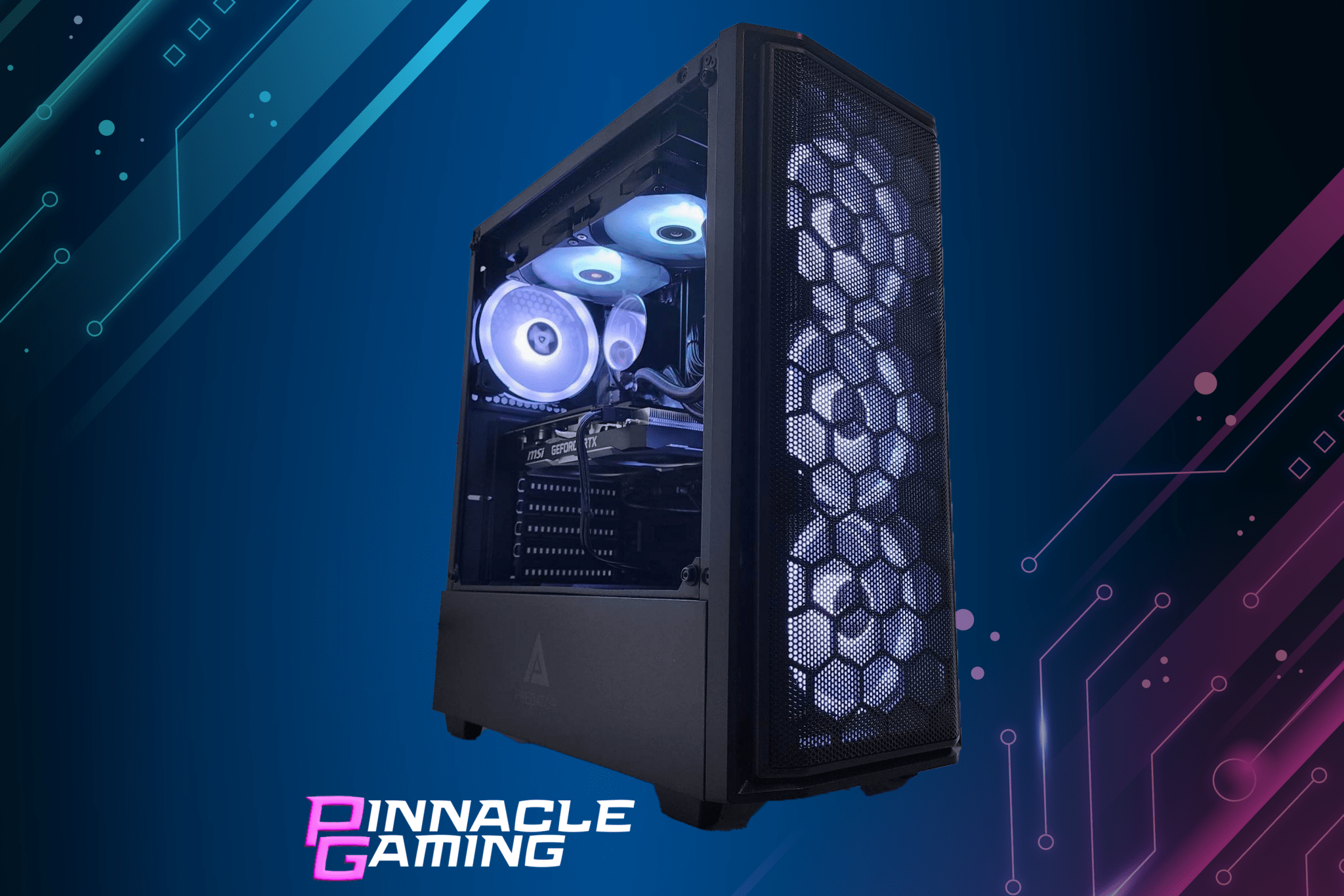 Custom Gaming PC - AMD Ryzen 5 Processor, RX 7700 XT GPU, 2TB SSD, 16GB DDR5 RAM, Bluetooth & WiFi - High Performance Desktop Computer for Gaming, Streaming & Content Creation