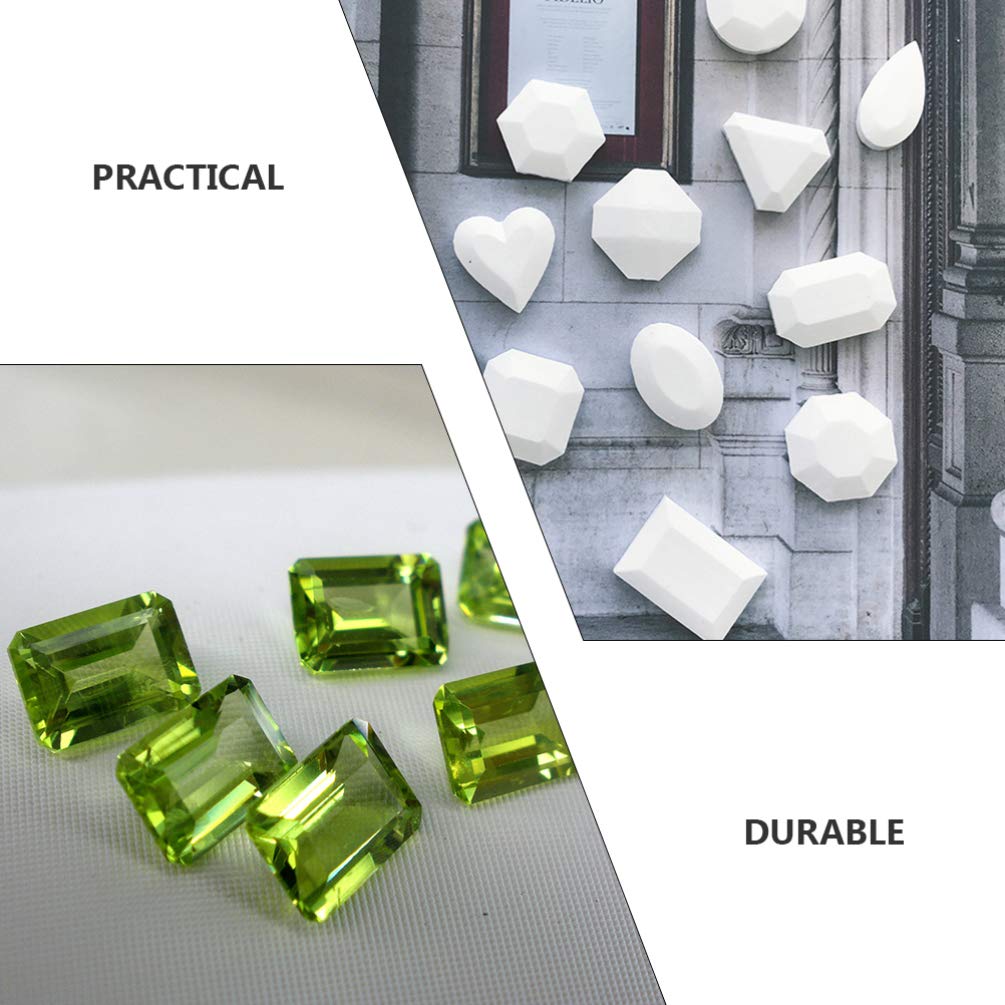 DOITOOL 3Pcs Mini Gem Silicone Molds for Resin, Fondant, Chocolate & Polymer Clay - DIY Crafting, Cake Decorating & Christmas Decorations - Baking Tools for Jewelry Making, Candy Molds & Epoxy Art Projects