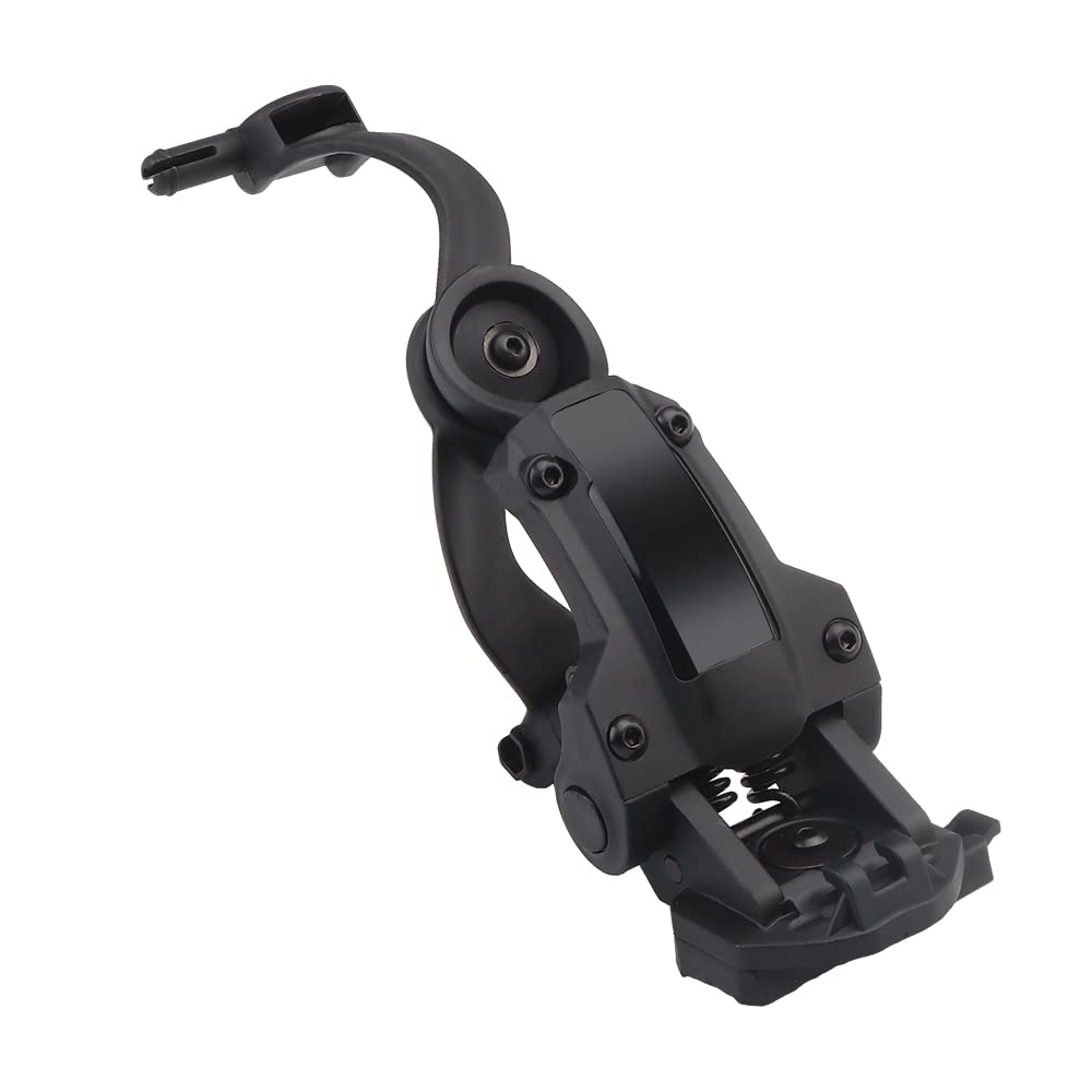Tactical Helmet Rail Adapter - Multi-Angle Rotation Mount for OPS Core ARC & Team Wendy M Rail | Compatible with Military Headsets & Communication Devices | Perfect for Tactical Operations, Airsoft & Outdoor Adventures