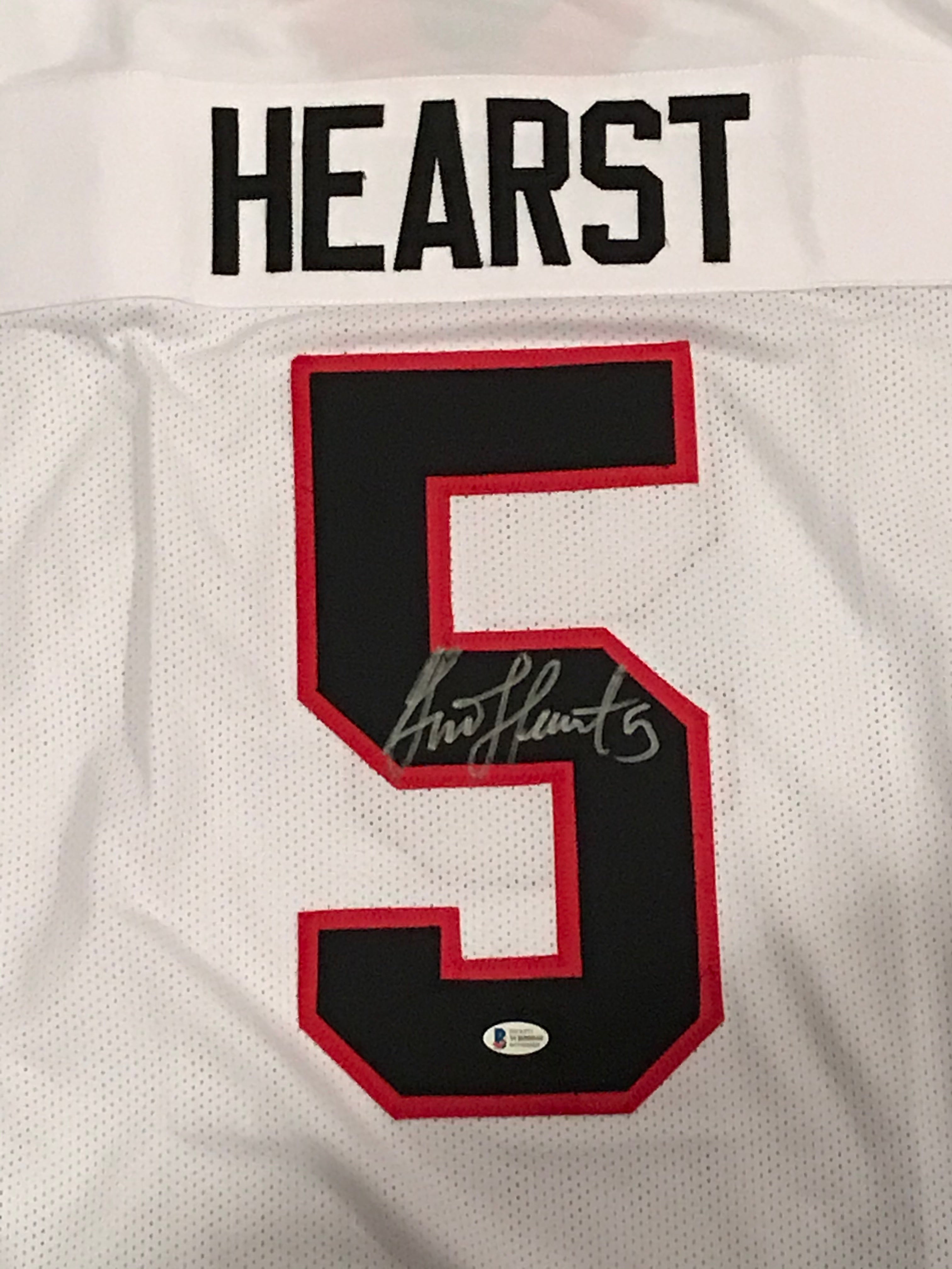 Authentic Garrison Hearst Autographed Georgia Bulldogs White Jersey - Signed Football Memorabilia for Collectors & Fans - Perfect for Display, Gifts, and Sports Memorabilia Collections