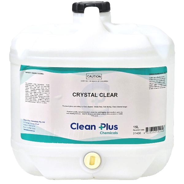Clean Plus Advanced Crystal Clear Glass Cleaner - Streak-Free Formula for Windows, Mirrors & Glass Surfaces | Perfect for Home, Office & Car Cleaning