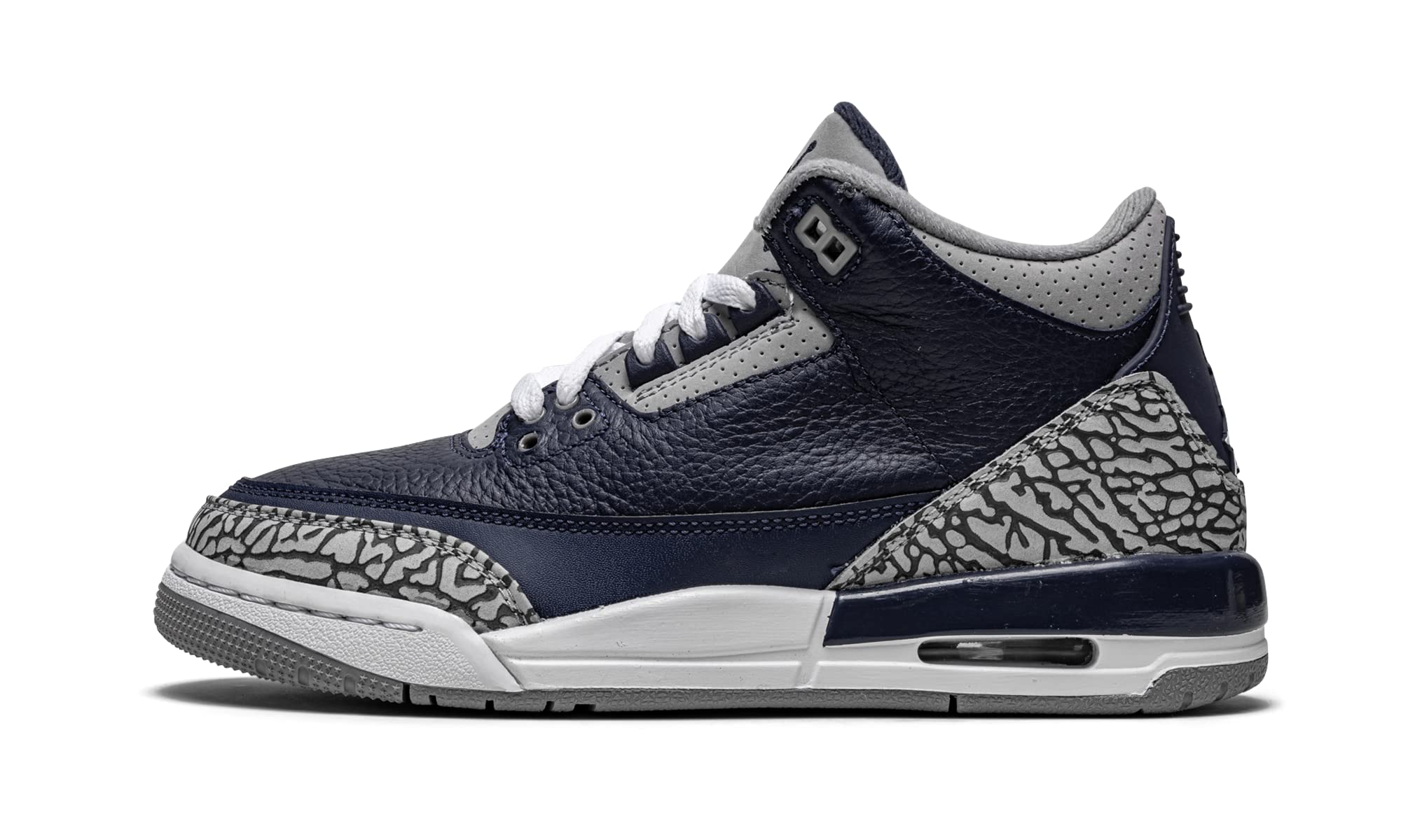 Jordan Youth Air 3 Retro GS Basketball Shoes 398614-401 Georgetown Blue - Size 3.5Y for Kids - Perfect for School, Sports & Casual Wear