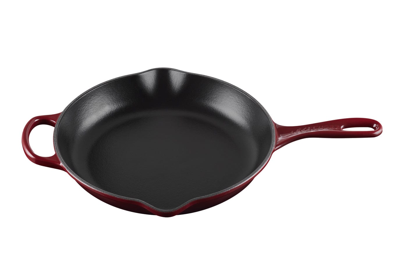 Le Creuset 10-Inch Cast Iron Skillet - Premium Enameled Cookware for Searing, Baking & Frying - Perfect for Stovetop, Oven & Outdoor Cooking