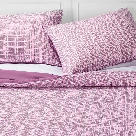 Room Essentials New Linework Bed in a Bag with Sheet Set - Full Size Bedding Set for Comfort & Style | Perfect for Guest Rooms, Dorms & Cozy Bedrooms