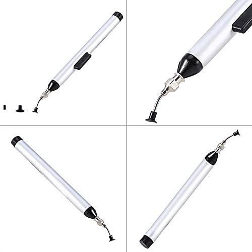SMD Vacuum Suction Pen - Professional Desoldering Tool with Pump for Electronics Repair | Perfect for PCB, IC Chip & Solder Removal | ESD Safe Soldering Accessory for DIY & Tech Repair