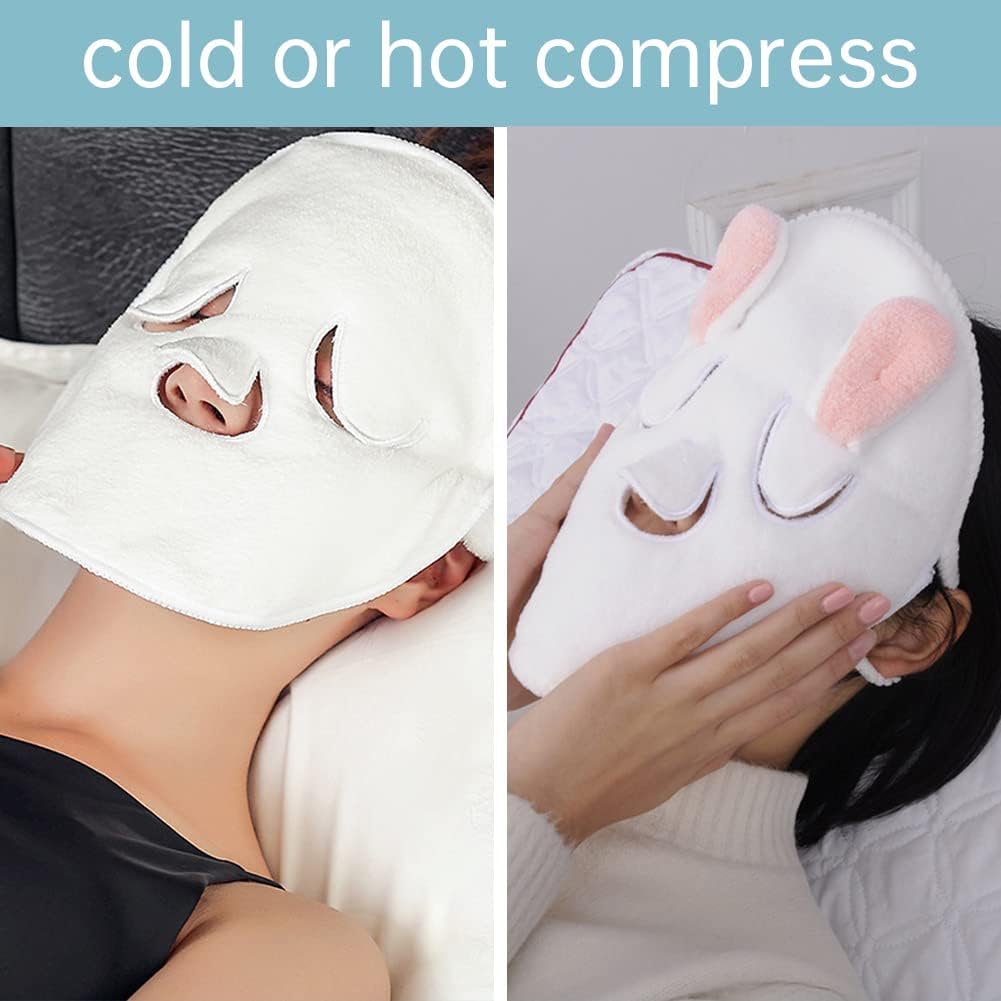 FARIOX Anti-Aging Facial Towel - Moisturizing & Hydrating Steamer Towel for Skin Care, DIY Beauty Mask - Perfect for Home Spa & Salon Treatments (Women & Girls) | Use with Facial Steamers, Skincare Routines & At-Home Beauty Treatments