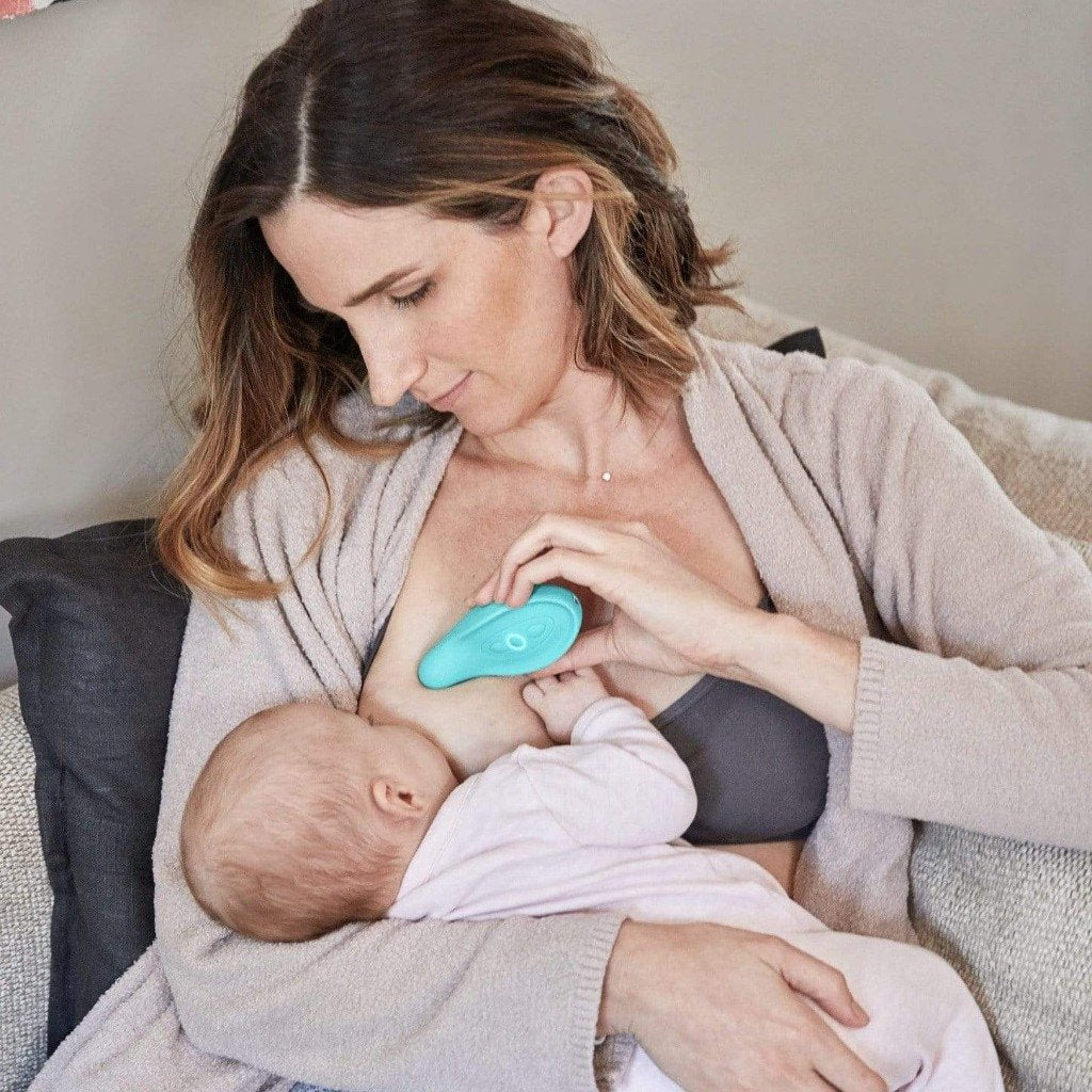 LaVie Lactation Massager for Breastfeeding Moms - Portable Electric Breast Massager for Clogged Ducts & Milk Flow Relief - Perfect for Nursing, Pumping & Postpartum Comfort