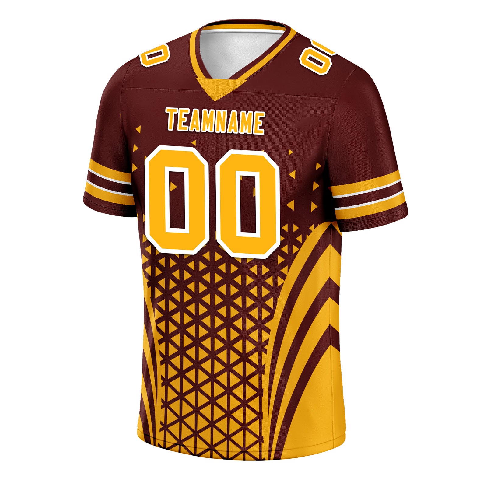 Custom Personalized Authentic Washington Football Jersey - Deep Red & White - FBJ02 D023033 - Perfect for Game Day, Fan Events & Sports Enthusiasts