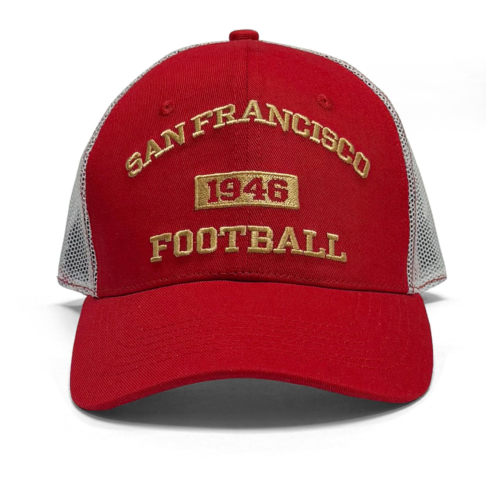 Adjustable Mesh Trucker Hat for Men & Women - Embroidered Baseball Cap for Football Fans & US Cities - Perfect for Sports, Outdoor Activities & Casual Wear