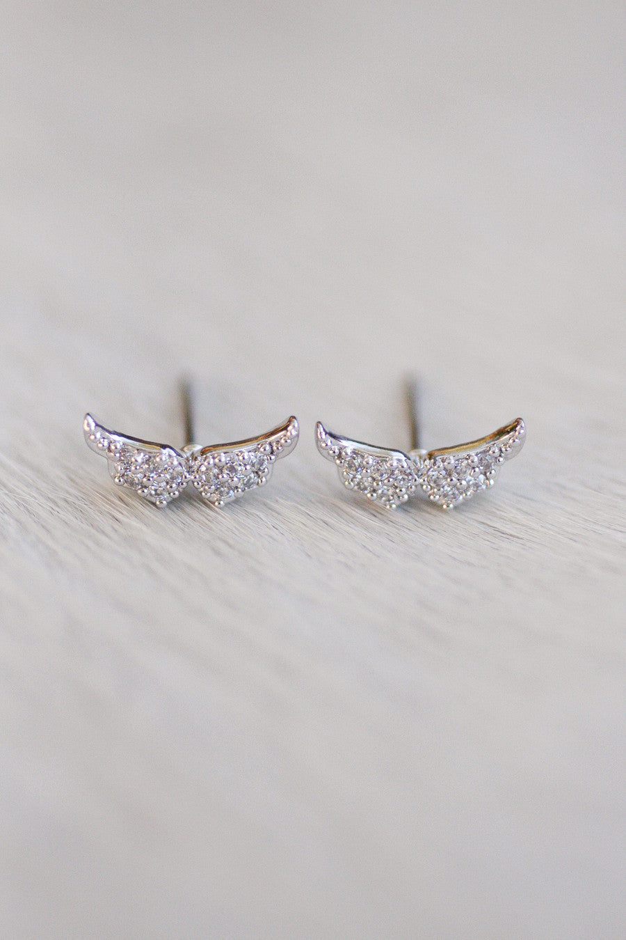 Angel Wing Stud Earrings for Women - Sterling Silver Hypoallergenic Pierced Earrings - Perfect for Everyday Wear, Gift Giving & Special Occasions