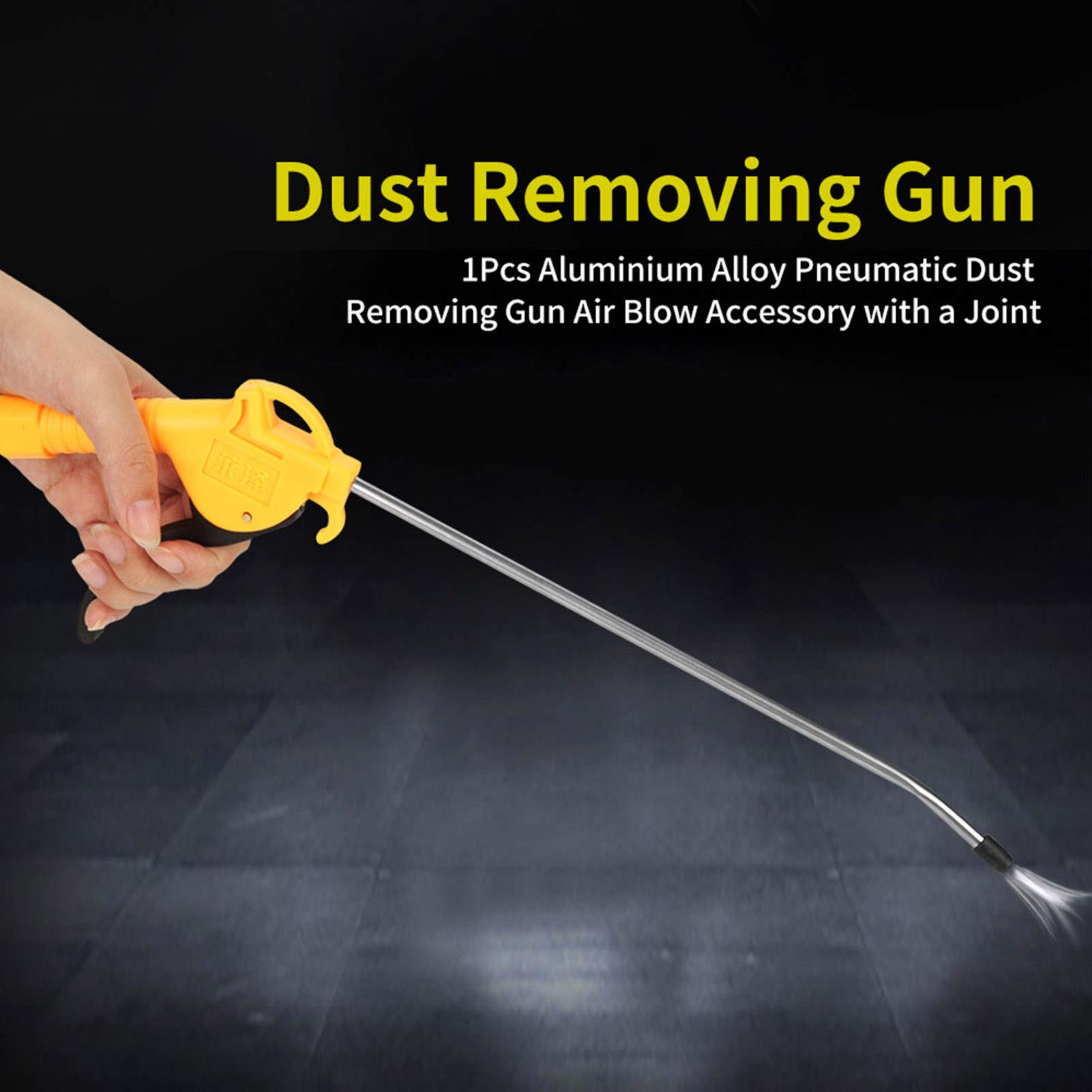 **Pneumatic Dust Blow Gun - High Pressure Air Blow Gun for Cleaning Hard-to-Reach Areas - Perfect for Workshop, Electronics, and Automotive Maintenance**